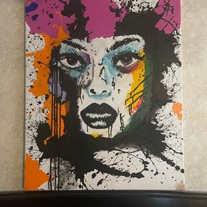 Mixed media wall art